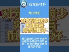 ปรับปรุงความทนทานต่อรอยขีดข่วน ด้วยน้ําหนักโมเลกุลสูง FT Wax Powder