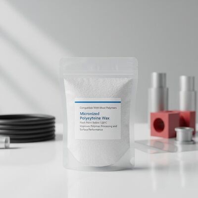 สอดคล้องกับพอลิเมอร์ส่วนใหญ่ ปูนพอลิเอธีเลนไมโครเนียสจุดจุดไฟต่ํากว่า 120 °C ปรับปรุงการประมวลผลพอลิเมอร์และผลงานผิว